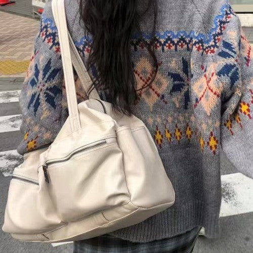 Bolsa de Hombro de Viaje Minimalista de Gran Capacidad Commute