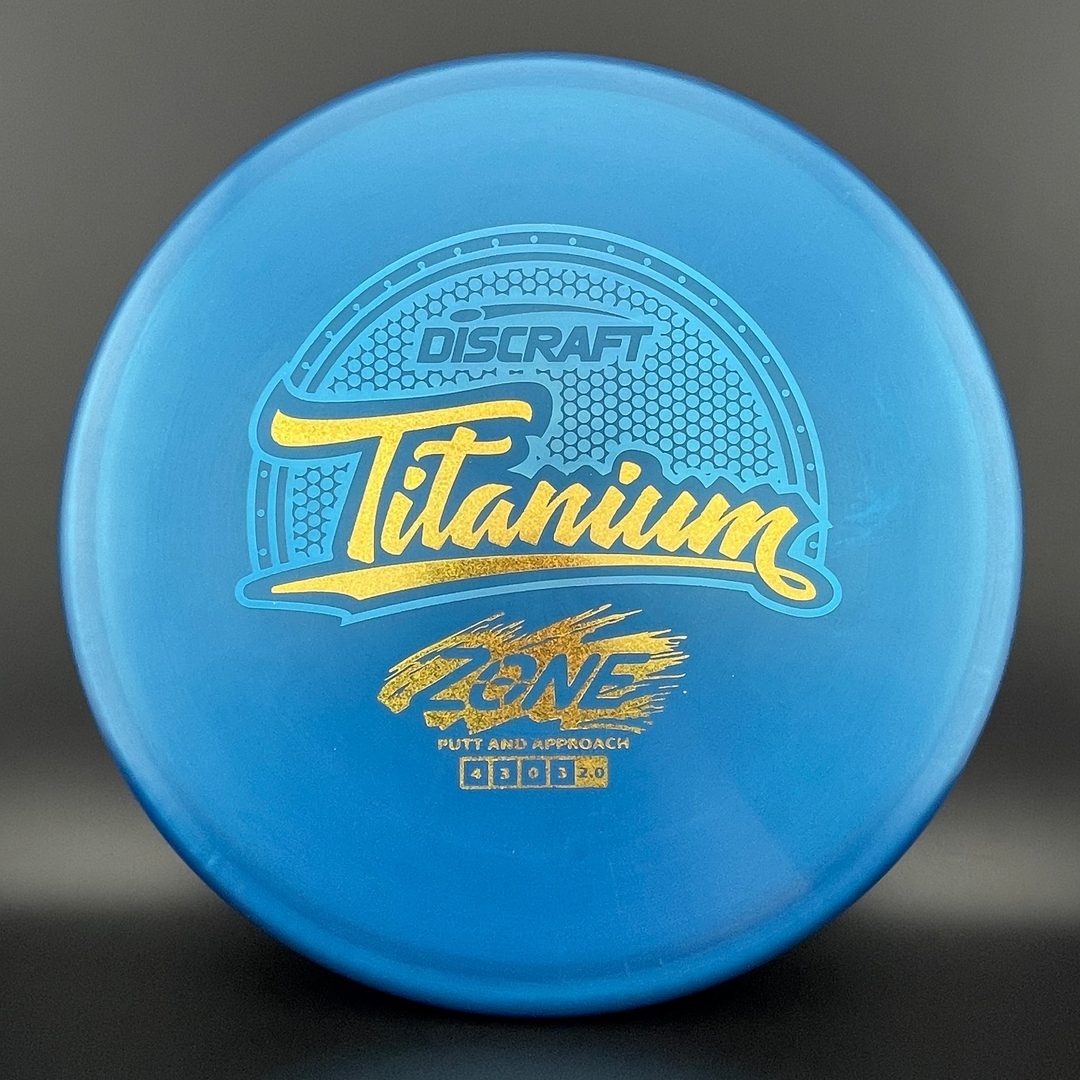 Putter de Disc Golf Titanium Zone - Édition Retirée