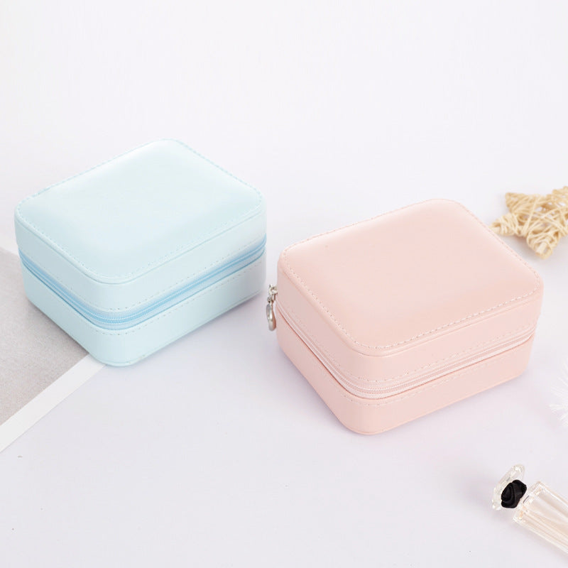 Caja de Joyería Mini Elegante para Pendientes y Anillos