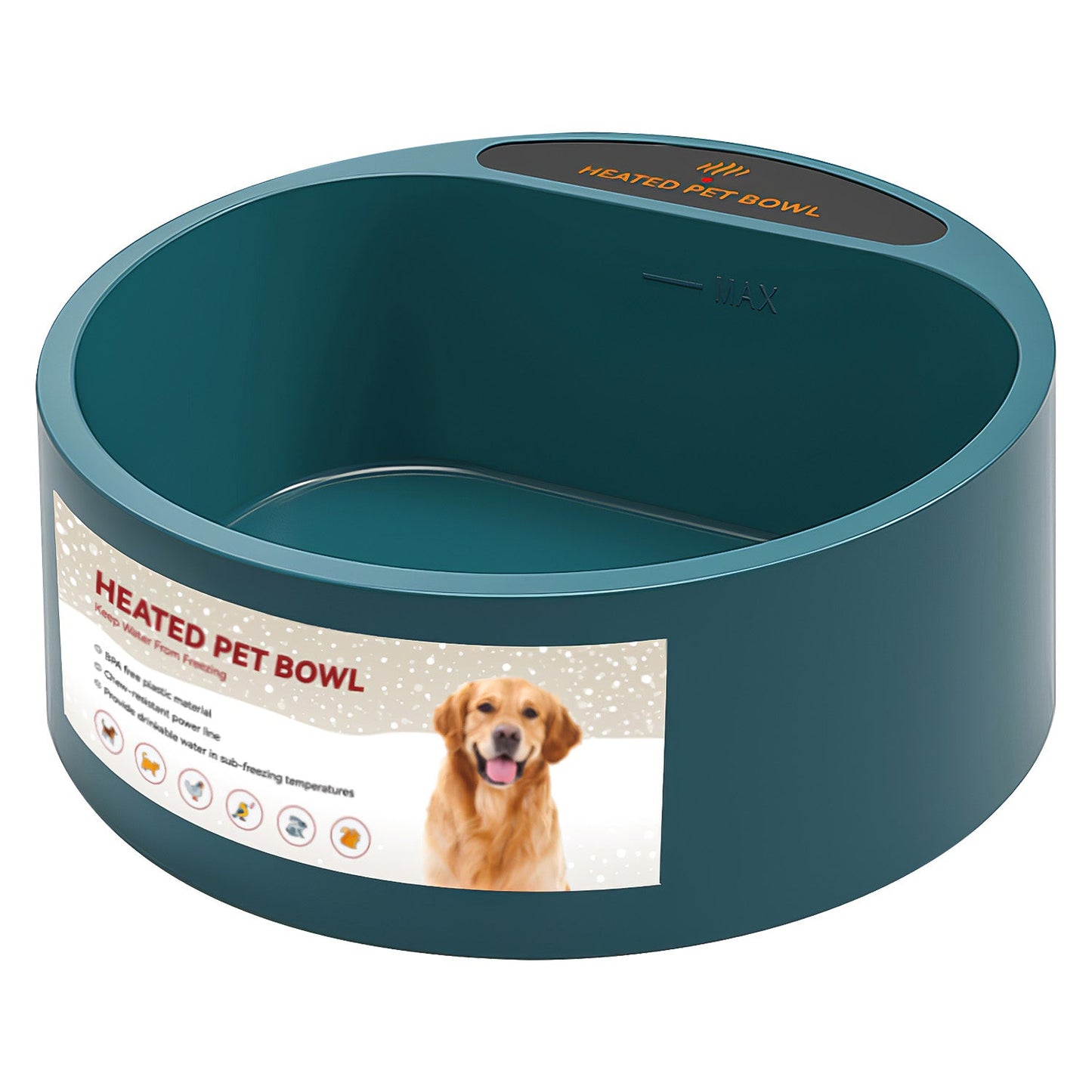 Bol d'eau chauffant GBruno pour chiens et chats
