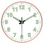 8-inch [20CM] creative living room clock, night light bedroom, simple and non perforated clock wall, clock watch wall - Korvel