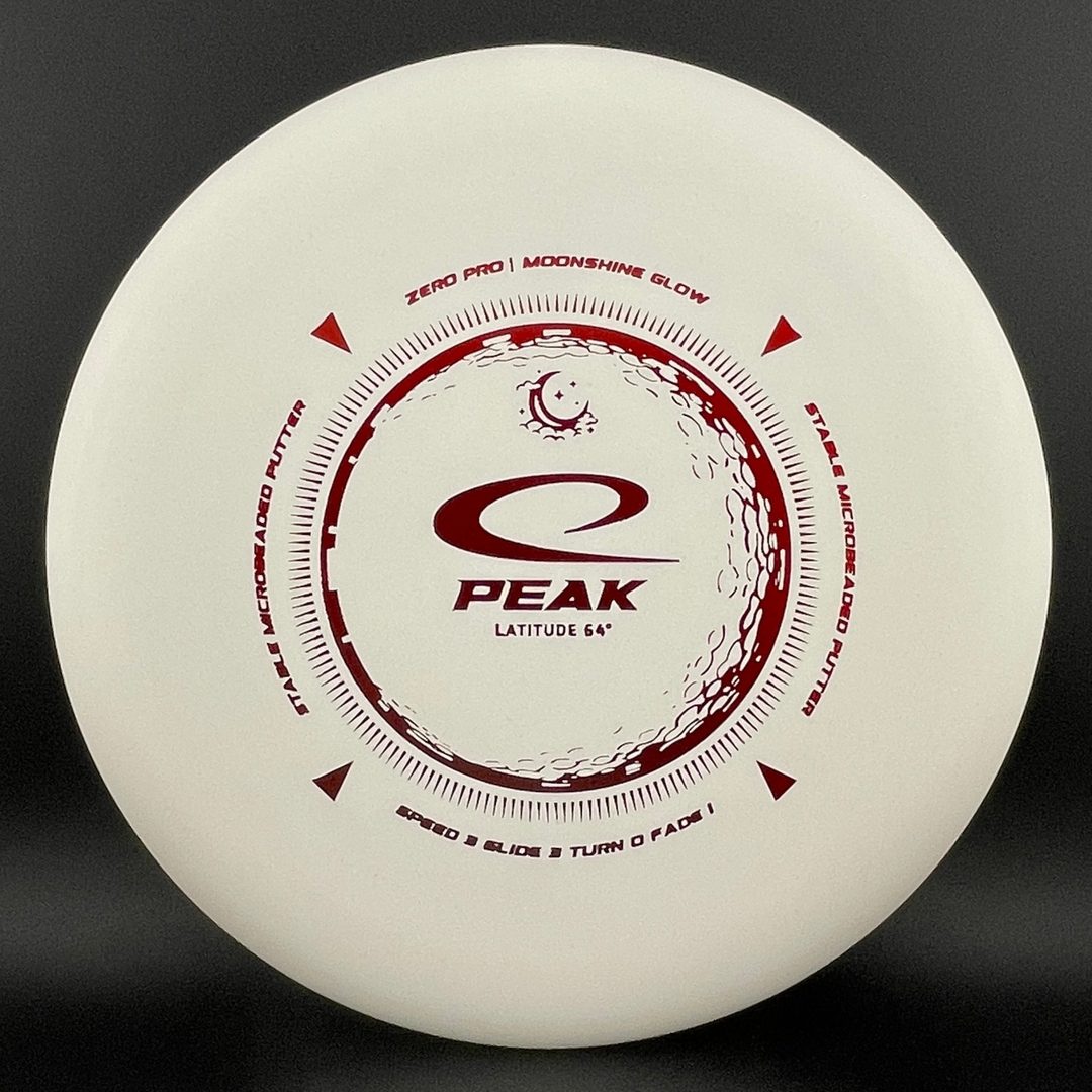 Putter de Disc Golf Zero Pro Moonshine Glow Peak