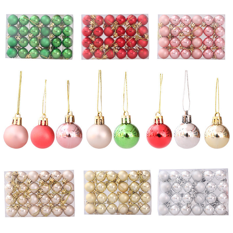 Christmas Ball Plastic Electroplating Christmas Ball Christmas Tree Creative Decoration Gift - Korvel