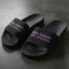 Signal Interference Slide Sandals — Controlled Chaos Edition