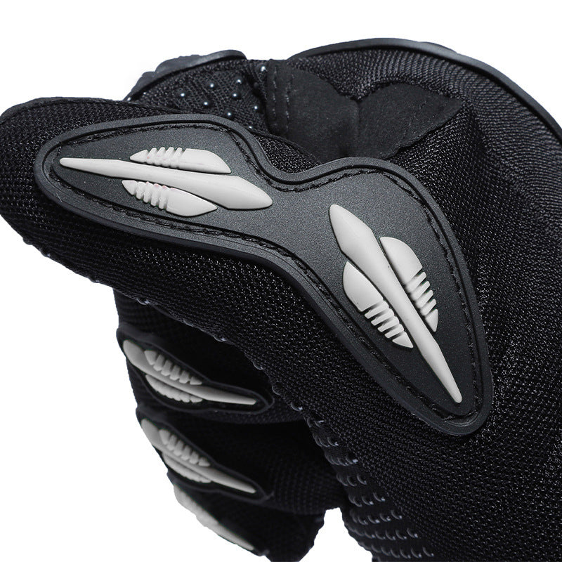 Motorcycle Riding Gloves, All Finger, Summer Breathable, Men's And Women's Electric Vehicles, Anti Fall, Anti Slip, Touch Screen - Korvel