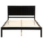 Platform Bed Frame with Headboard, Wood Slat Support, No Box Spring Needed  Full Espresso - Korvel