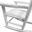 Silla mecedora blanca para niños - Uso interior y exterior