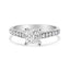 Anillo de Compromiso de Diamante Princesa de Oro Blanco de 14K - 1 1/5 Cttw