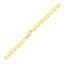 Cadena de eslabones marineros de 5.5 mm en oro amarillo de 10k