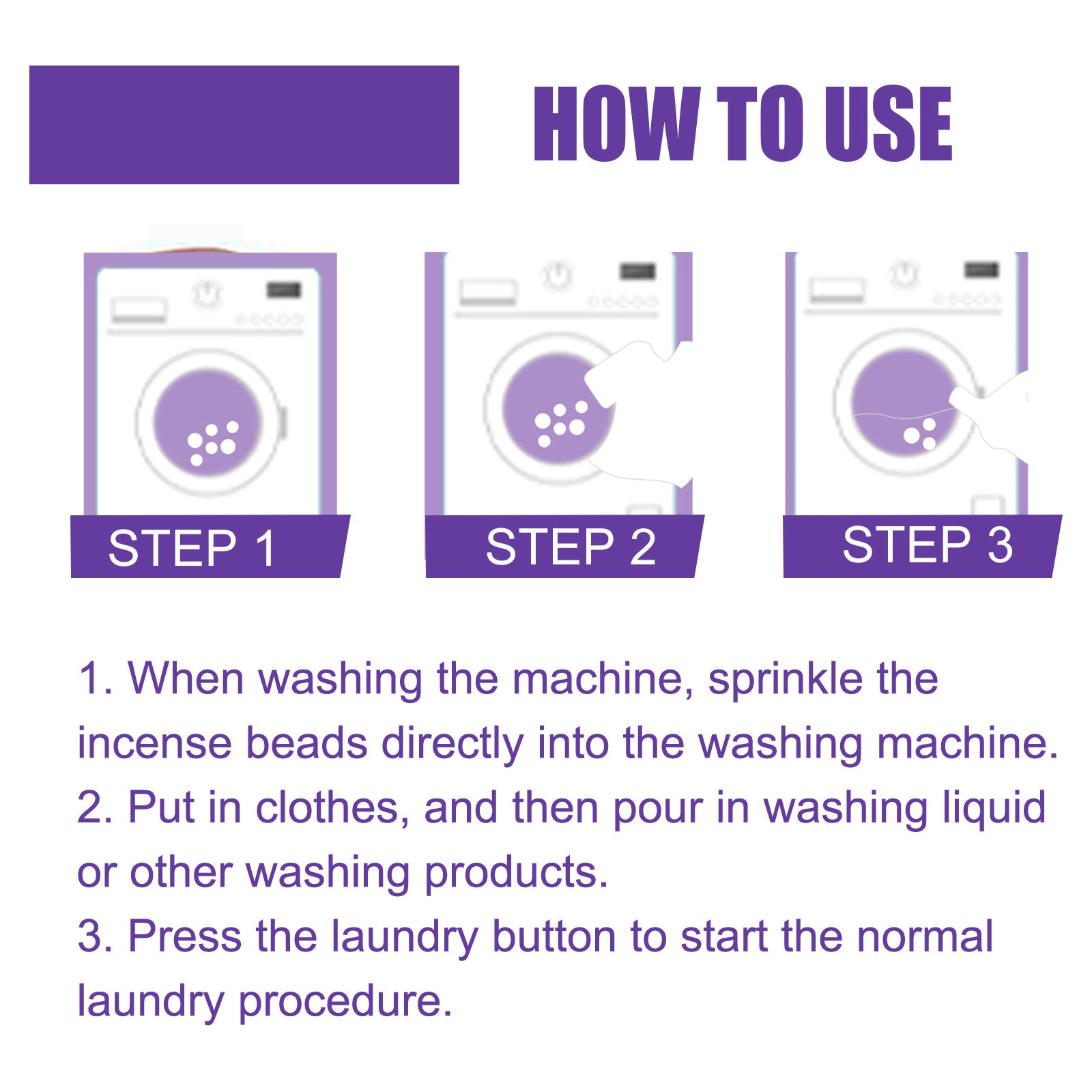 Lavender Laundry Perfume Beads, Laundry Decontamination Protective Clothing Soft Lasting Fragrance Beads - Korvel