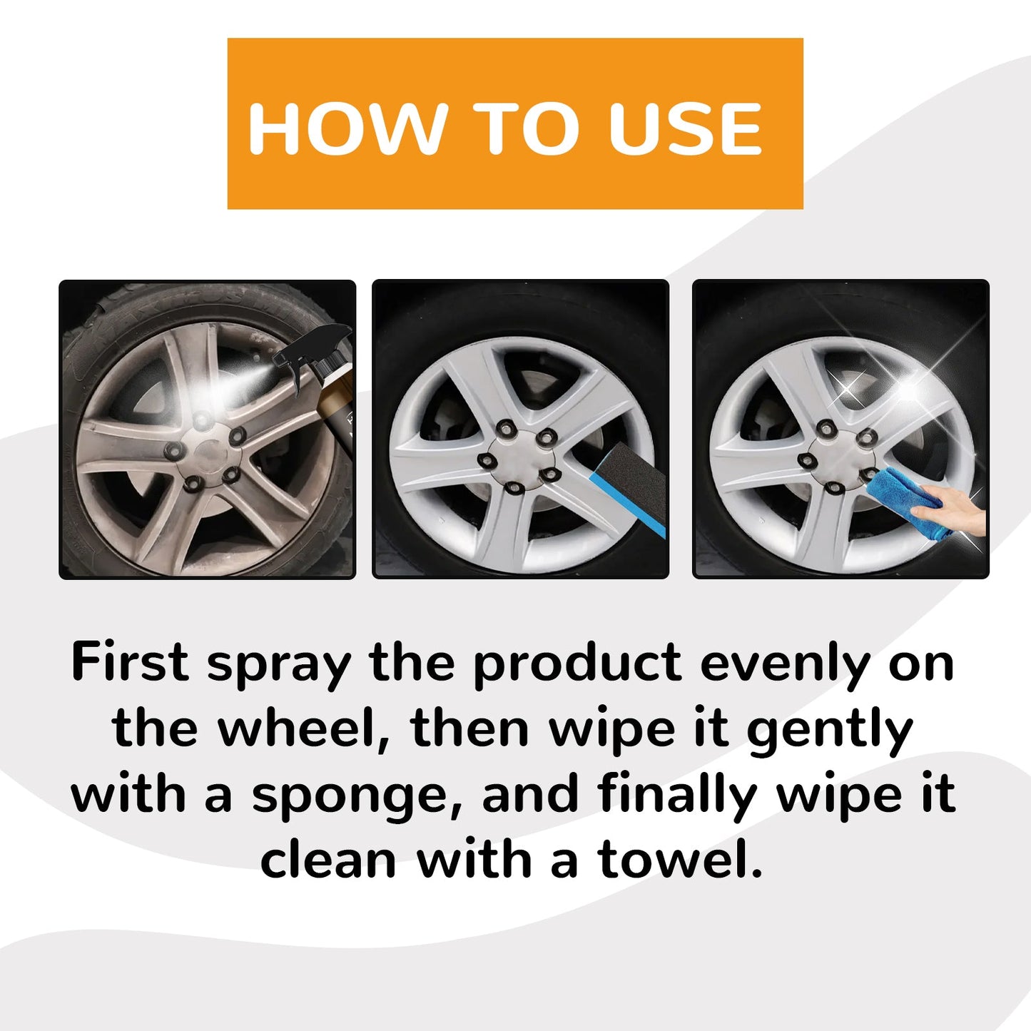 Premium Non-Acid Wheel Cleaner for Enhanced Shine