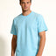 Camiseta de algodón sólida de color premium unisex