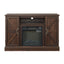 Farmhouse Classic Media TV Stand with Electric Fireplace