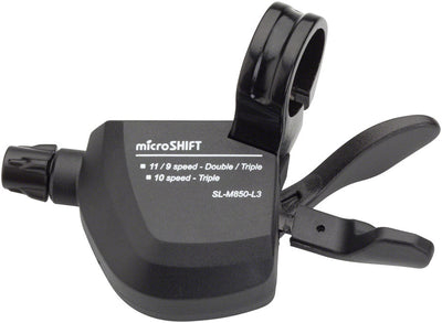 microSHIFT MarvoLT Cambiador Izquierdo de Gatillo - Compatible con Shimano