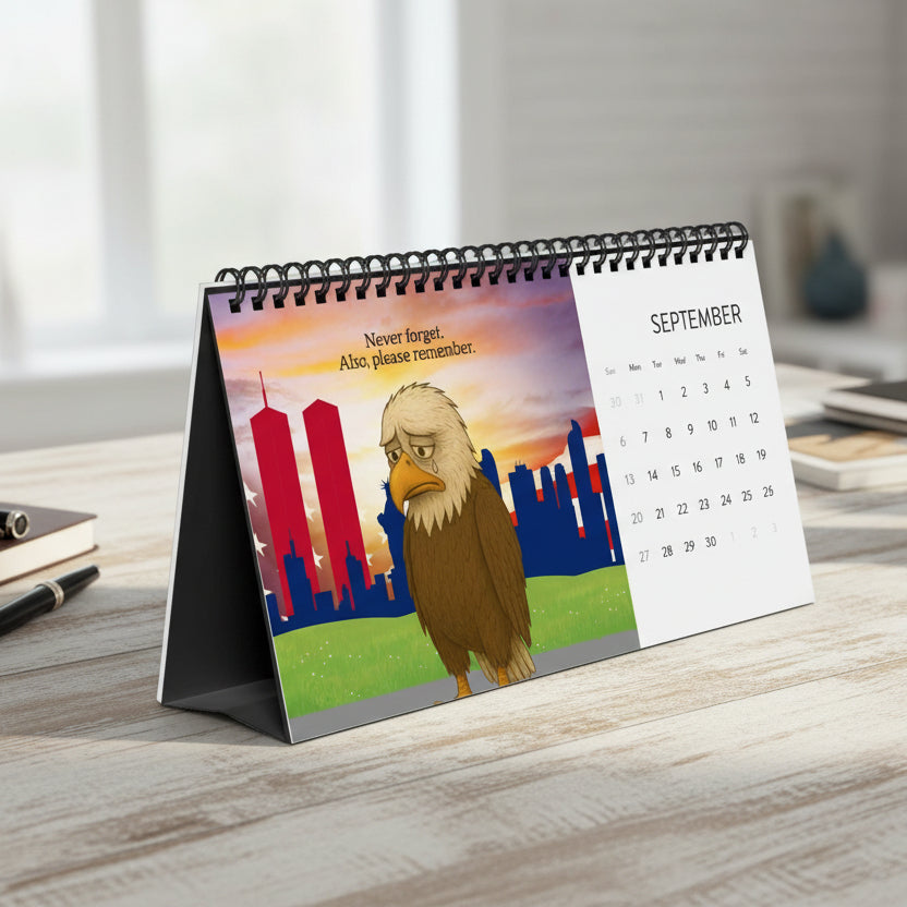 E Pluribus … Sigh: A Bald Eagle’s Year of American Fatigue Calendar