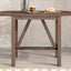 TOPMAX 3-Piece Wood Counter Height Drop Leaf Dining Table Set with 2 Upholstered Dining Chairs for Small Place, Brown - Korvel