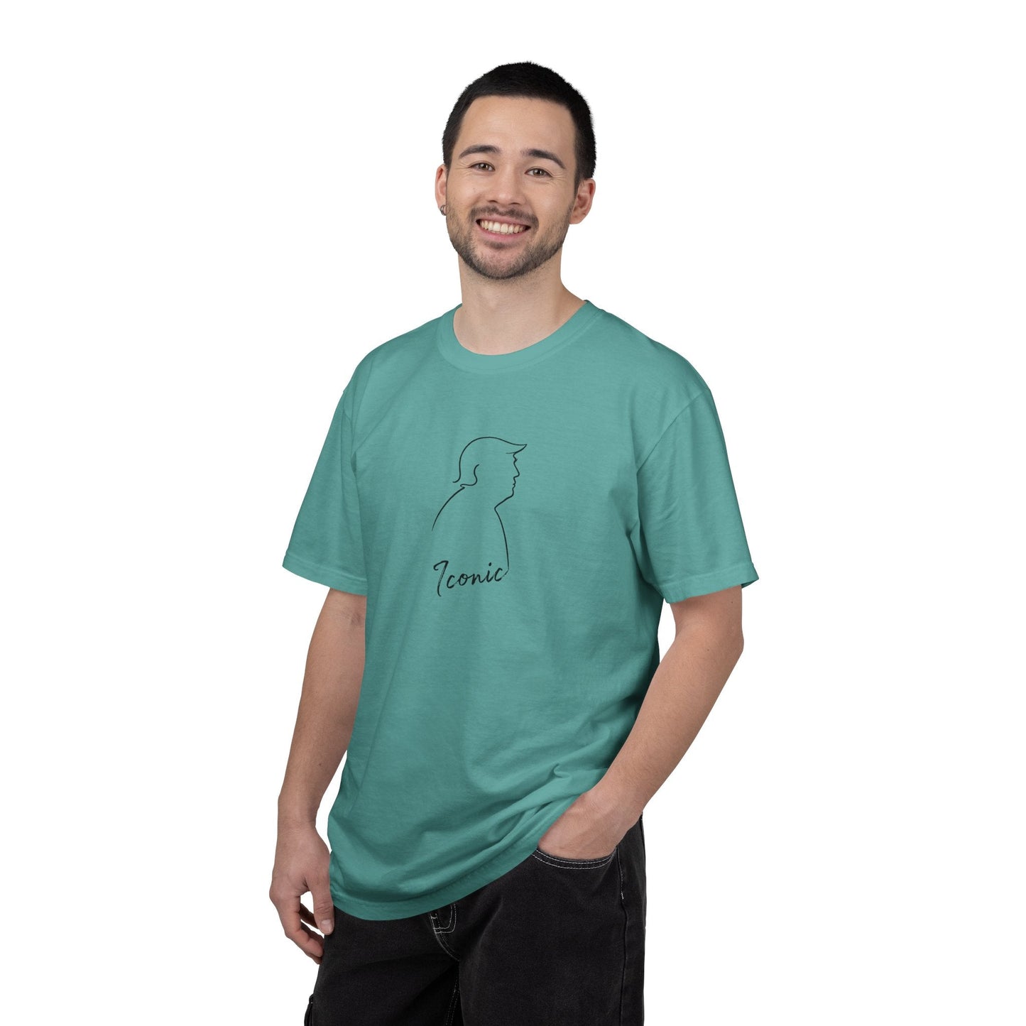 Iconic Minimal Silhouette Statement T-Shirt