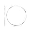 Sterling Silver Large Polished Round Hoop Earrings