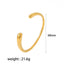 Colorful zirconium full diamond high-end fashion stainless steel casting bracelet bracelet bracelet accessories - Korvel