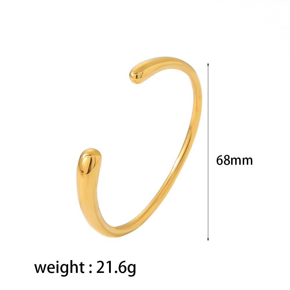 Colorful zirconium full diamond high-end fashion stainless steel casting bracelet bracelet bracelet accessories - Korvel