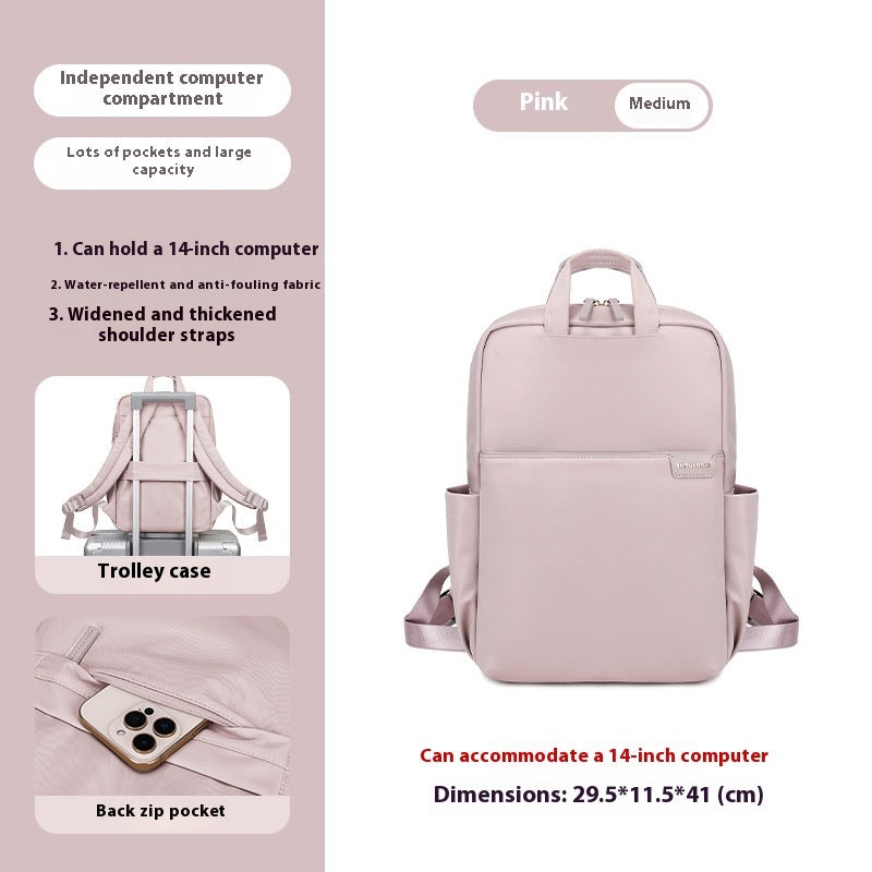 Elegant Canvas Travel Backpack for Women
