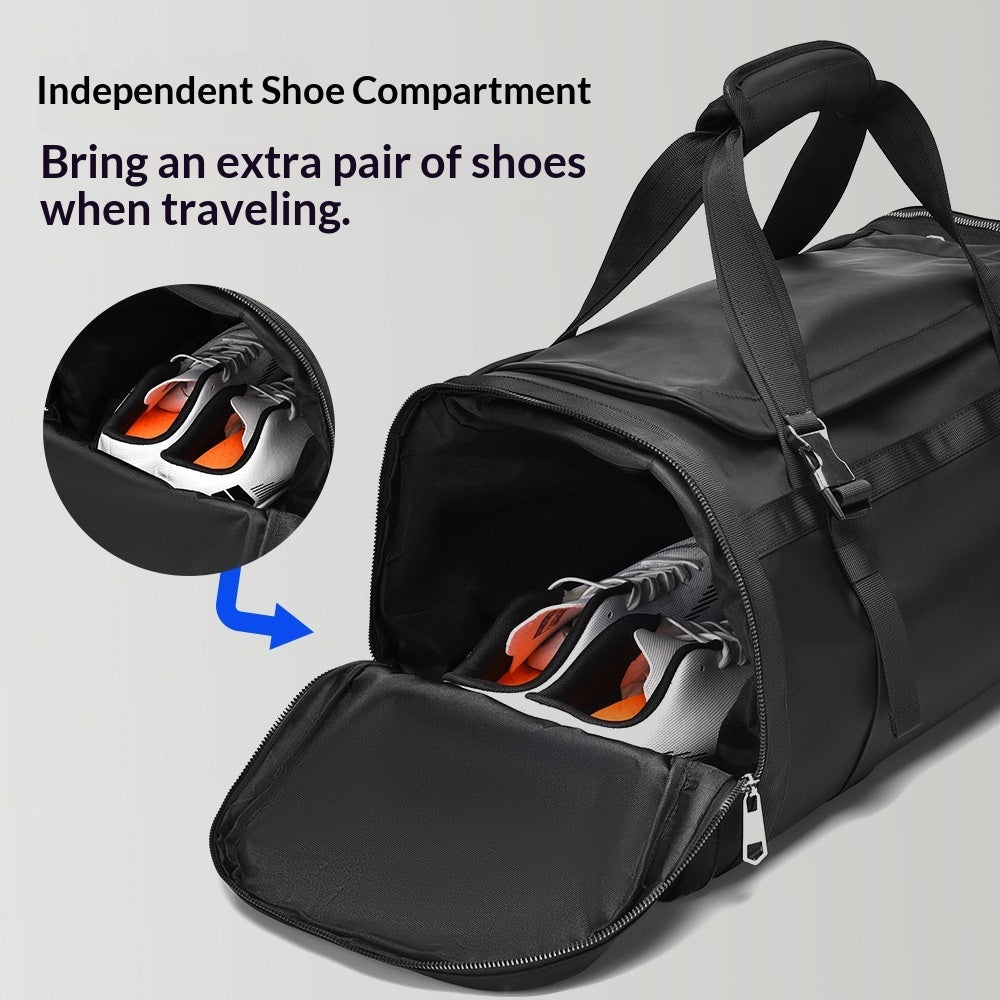 Multi-functional Travel Duffel Bag with Shoe Compartment