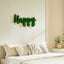 HAPPY Letter Art Moss Wall Decor - Korvel