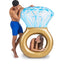 Flotador Inflable en Forma de Anillo de Diamante - Accesorio Premium para la Piscina