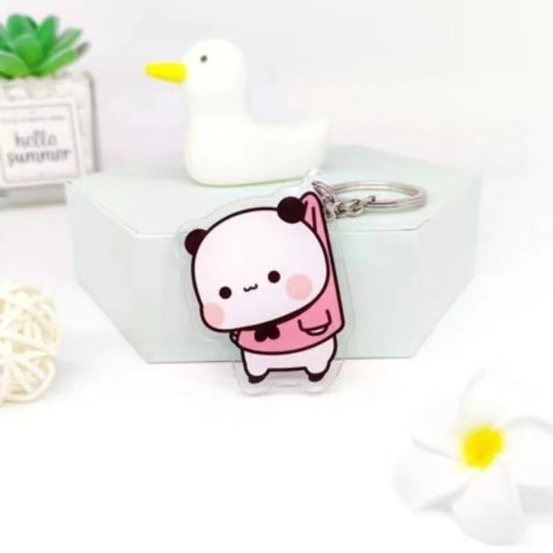 Porte-clés en pendentif Panda Géant Bubudu Cartoon Mignon