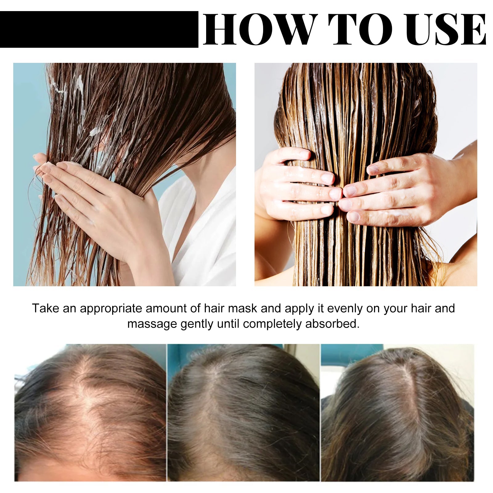 Batana Dense Hair Mask Solid Hair Dense Hair Deep Moisturizing Repair Dye Perm Hair Care Mask - Korvel
