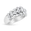 Bague en Or Blanc 10K avec Diamants Ronds de 2 1/2 Cttw - Taille 7