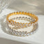Stainless Steel Inlaid Zircon Bracelet - Korvel