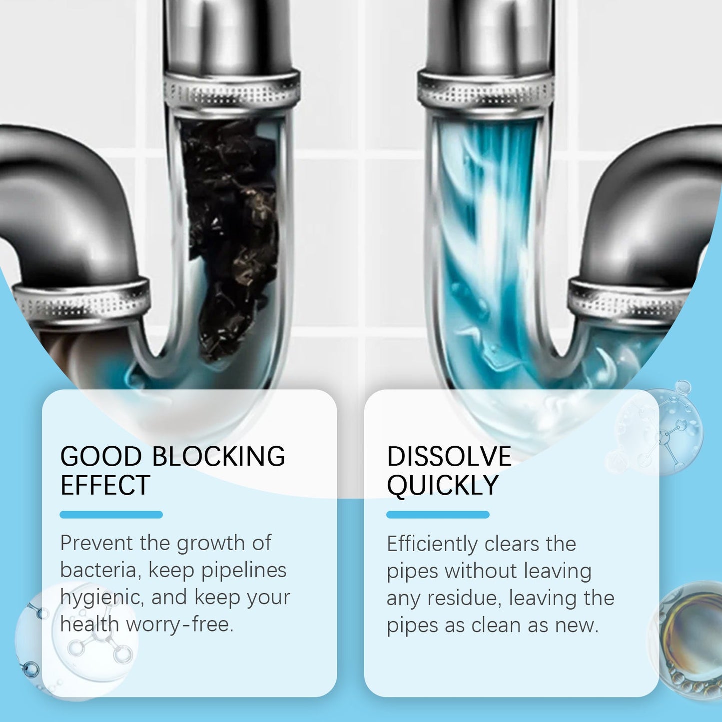 Premium Drain Clogging Dredging Agent for Kitchen & Toilet