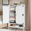 Shoe Cabinet with Doors, 6-Tier Shoe Storage Cabinet with Adjustable Shelves, Wooden Shoes Rack Shoe Storage Organizer - Korvel