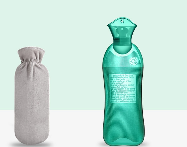 Botella de Agua Caliente de Silicona - Calentador de Manos Elegante para la Comodidad