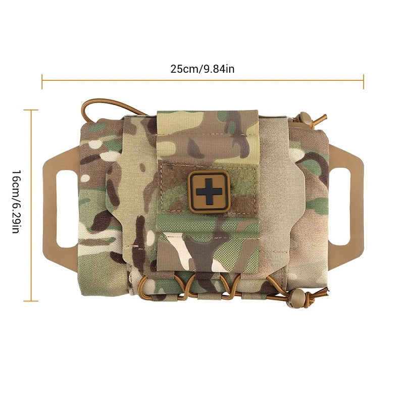 Tactical Military Pouch MOLLE Rapid Deployment First-aid Kit Survival Outdoor Hunting Emergency Bag Camping Medical Kit - Korvel