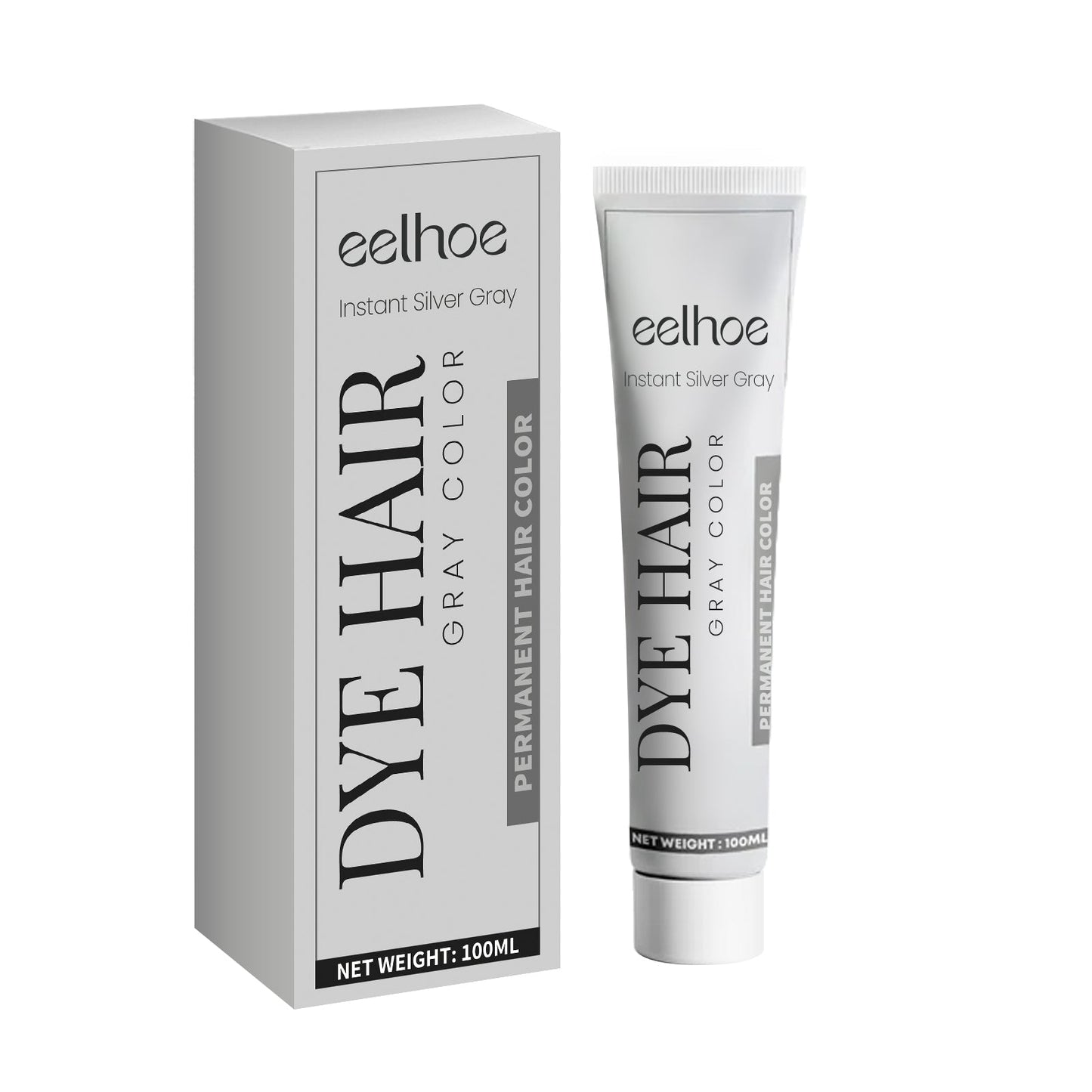 Gray Hair Balm Natural Hair Color Long Lasting, No Damage To Hair Easy To Color Easy To Clean Damp Hair Conditioner - Korvel