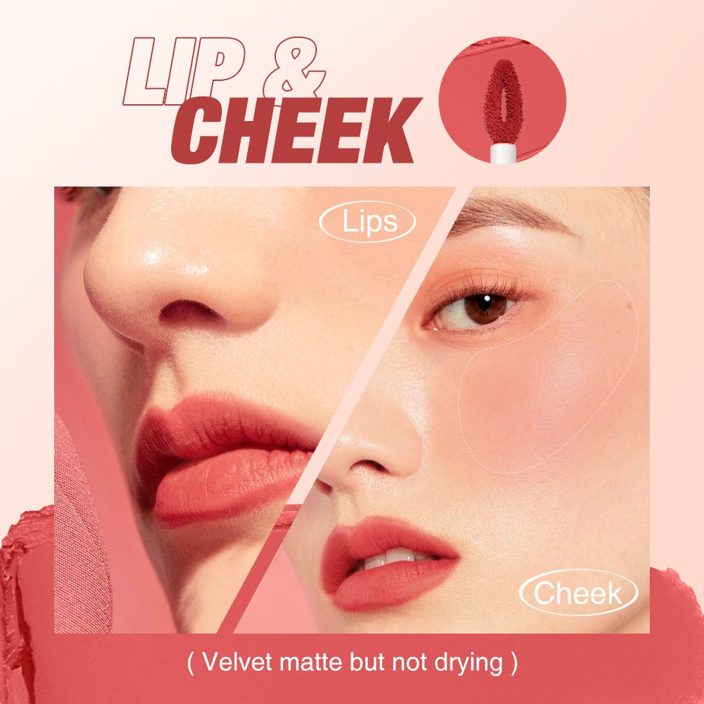 O.TWO.O Lip Clay Matte Dual-Use Lipstick & Blusher