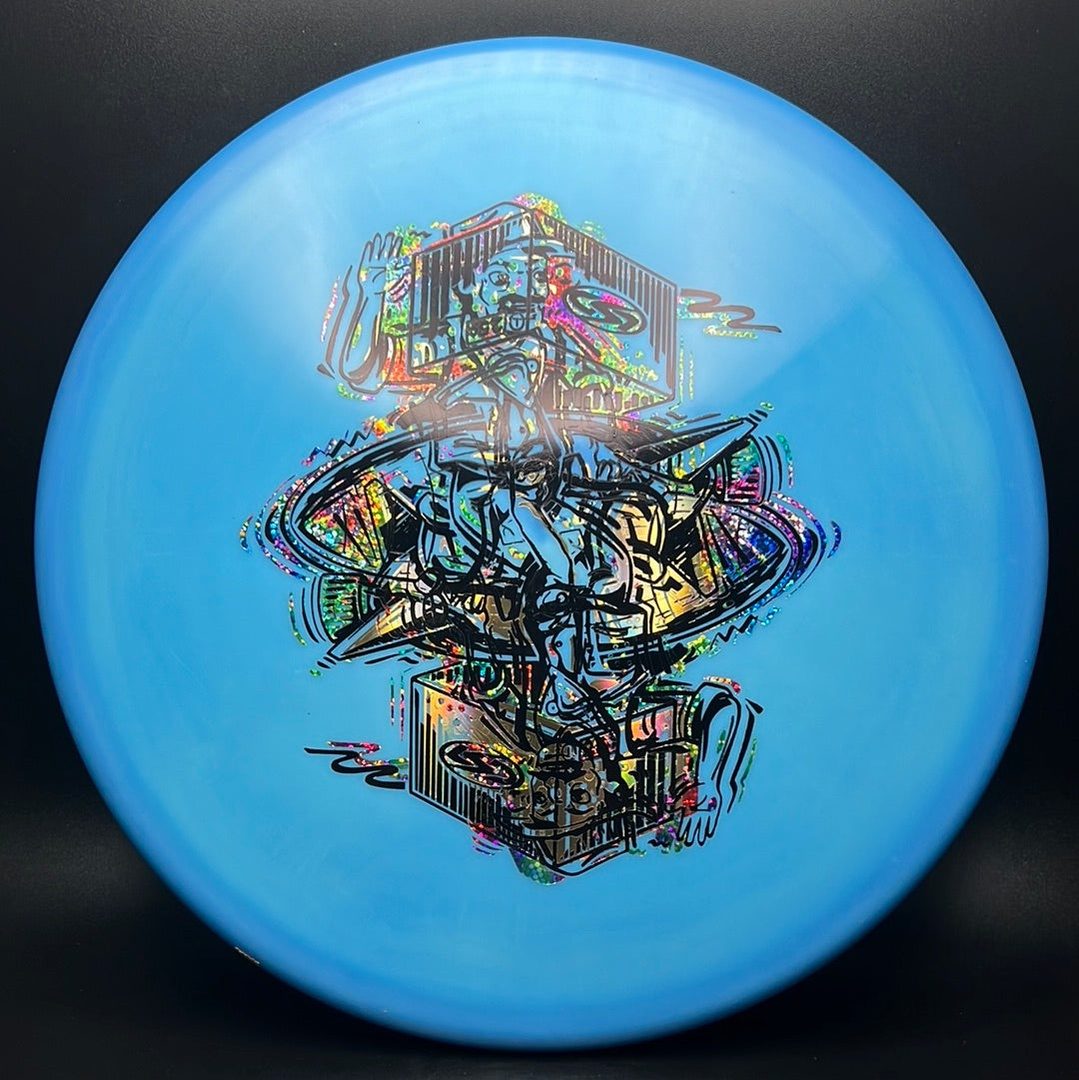Alpha Harpoon - "Ride Em Rocket Cowboy" Disco de Golf Triple Foil