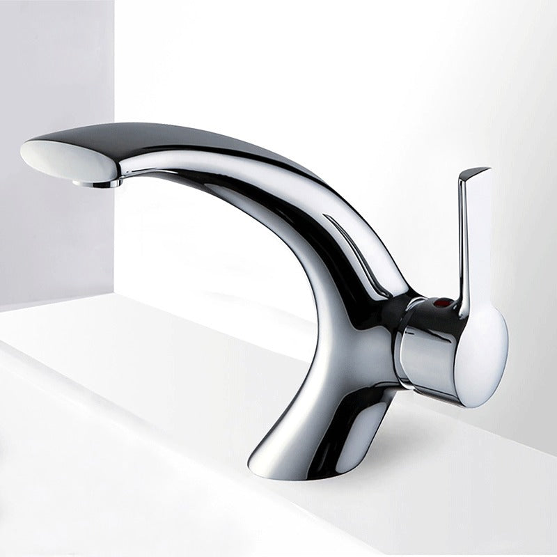 Elegant Copper Bathroom Sink Faucet