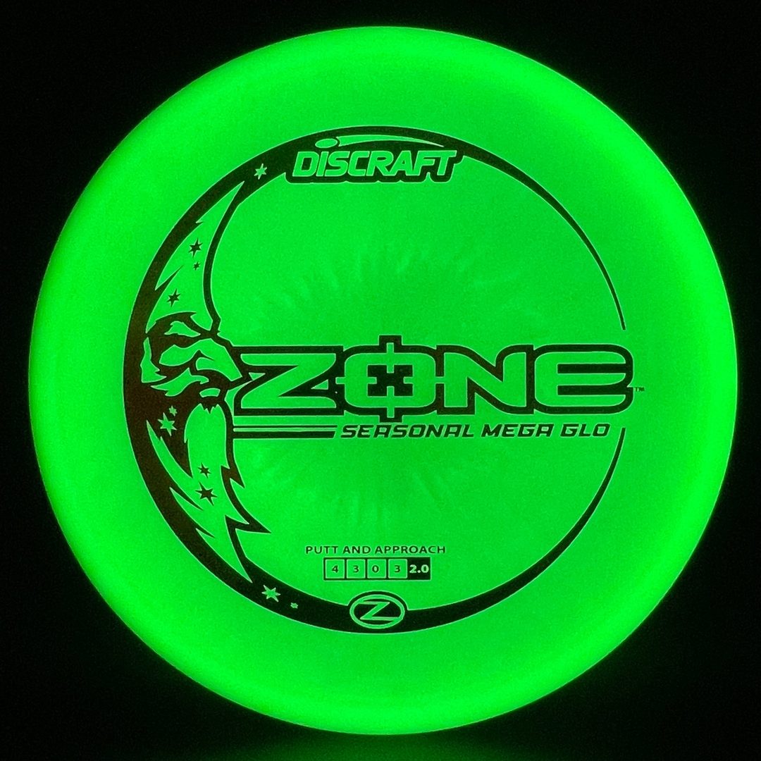 Discraft Mega Glo Zone - Premium Glow Disc Golf Putter