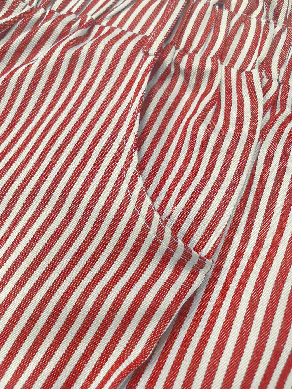 Premium High Waist Striped Shorts