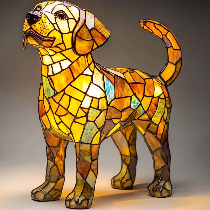 Luz Nocturna LED de Resina de Animales Adorables para Espacios Acogedores
