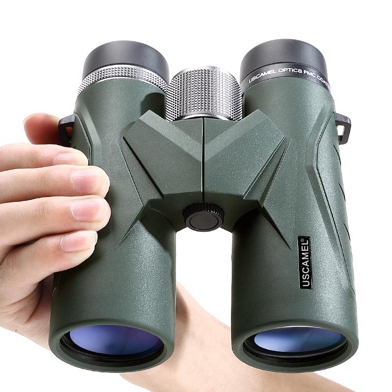USCAMEL Binoculars 8x42 Waterproof Telescope Professional Hunting Optics Camping Outdoor (Black) - Korvel