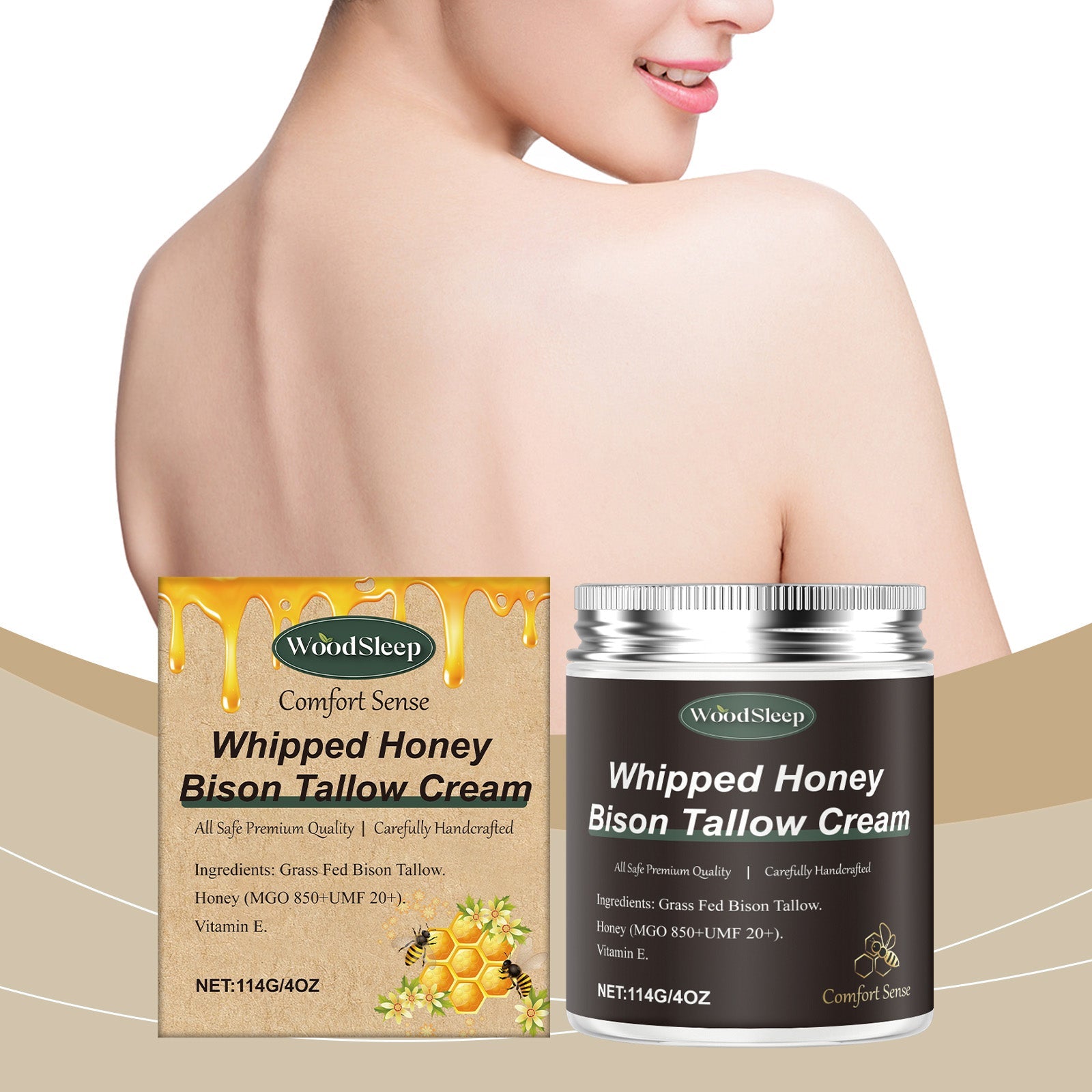 Body Moisturizing Moisturizing Cream, Firming Elastic Soft Reduce Dry Rough Hydrating Smooth Cream - Korvel