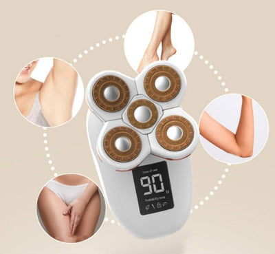 5-in-1 Electric Shaver for Women - Versatile Hair Removal Solution