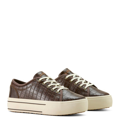 Ariat Skylar Luxe Croc Print Sneakers for Women - Korvel