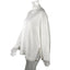 Pull en maille à col montant irrégulier pour femmes