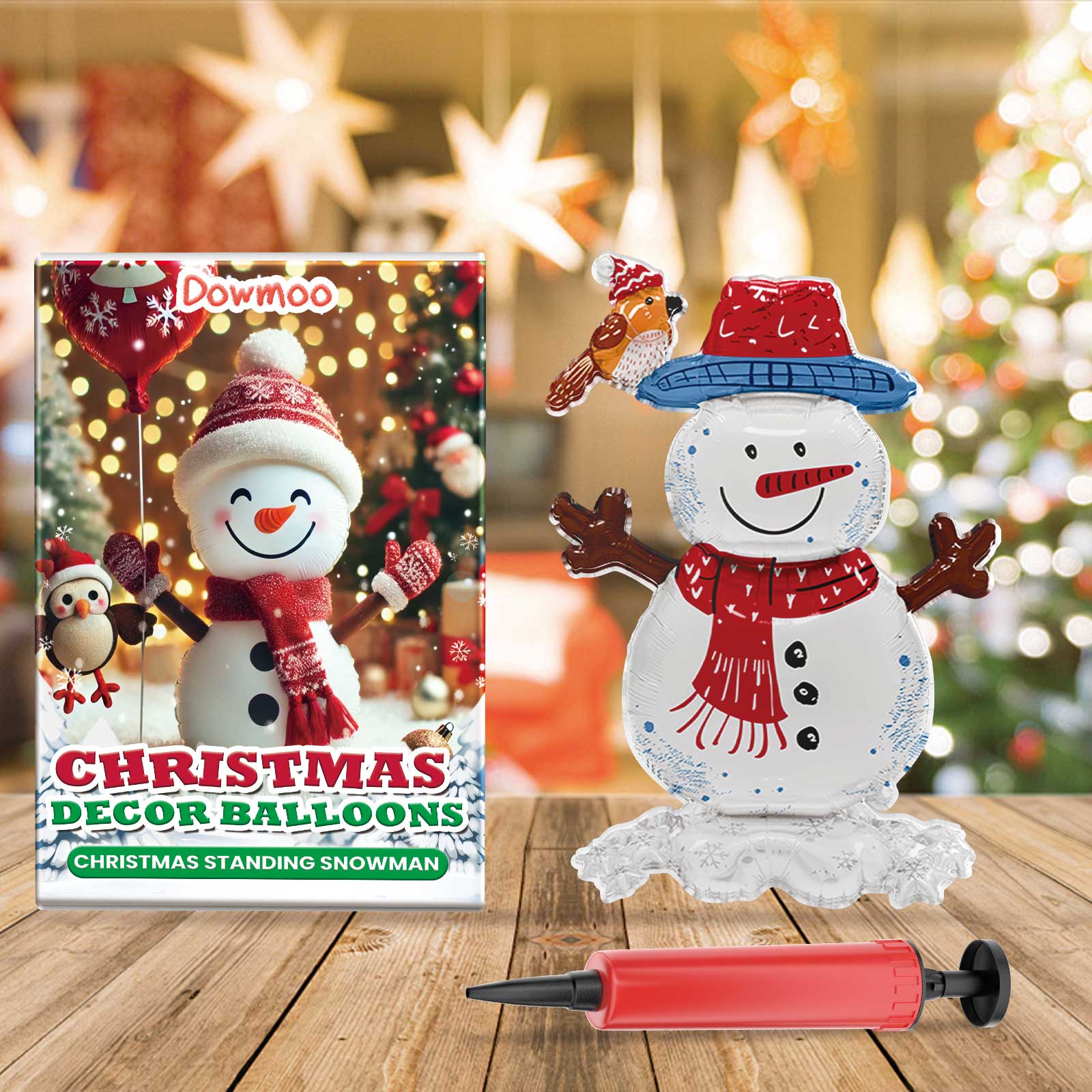 Christmas Balloons Balloon Standing Santa Claus Reindeer Christmas Tree Event Atmosphere Arrangement - Korvel