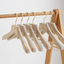 1PCS Household clothes hanging wooden anti-slip clothes rack - Korvel